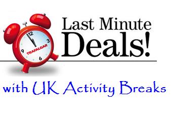 Last Minute Deals on UK Activity Breaks